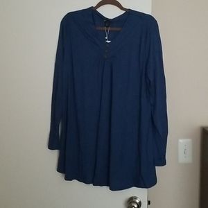 Fée et Rit lightweight Teal Blue Tunic 1x